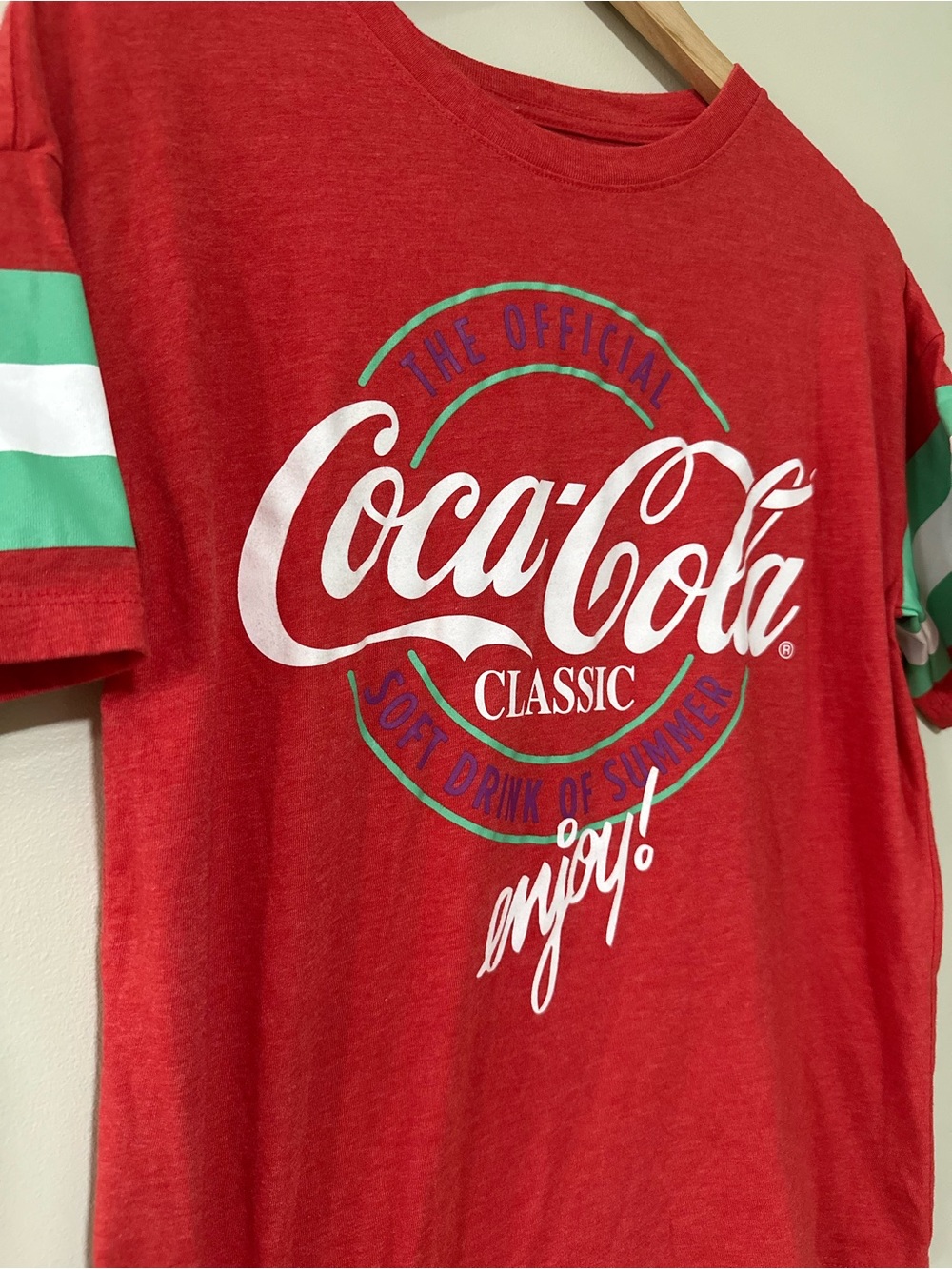 Coca-Cola size S Red Logo Tee - Picture 2 of 5